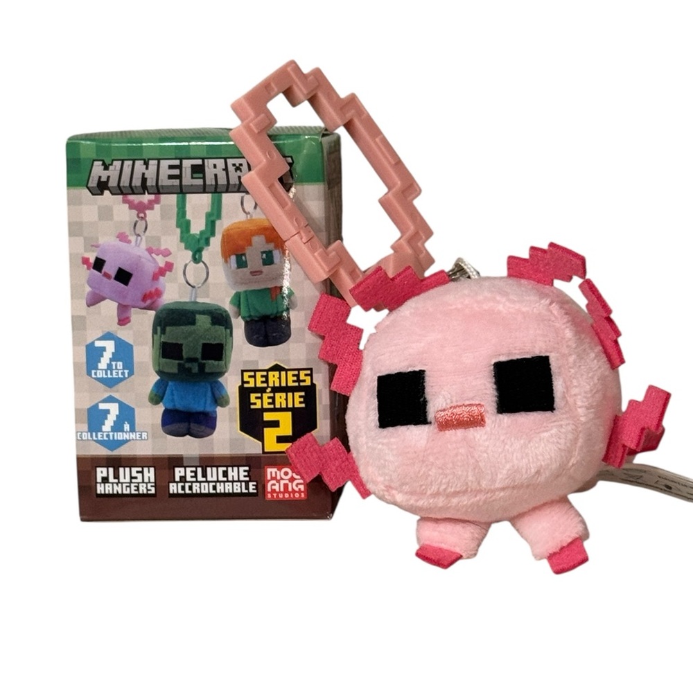 Minecraft Series 2 Collectible Axolotl Bag / Backpack Charm